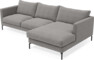 Impression Delux - 3-sits soffa med schäslong höger - Grå