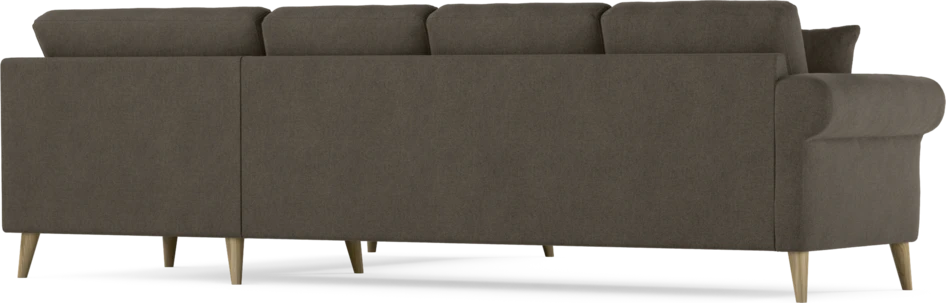 Eden - Hörnsoffa, 3+2-sits - Brun