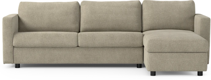 Lindö, Bäddsoffa 2,5-sits med schäslong, vändbar