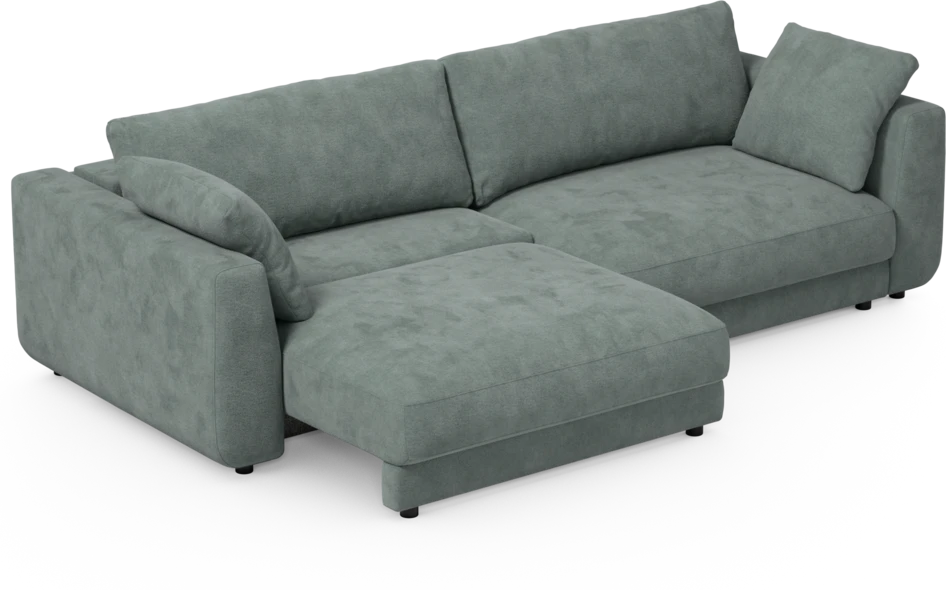 Amie - Bäddsoffa 4-sits - Blå