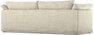 Cherrie - 3-sits soffa, hel dyna och kappa - Beige