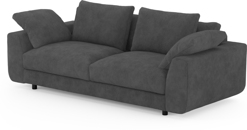 Amie - 3-sits soffa - Grå