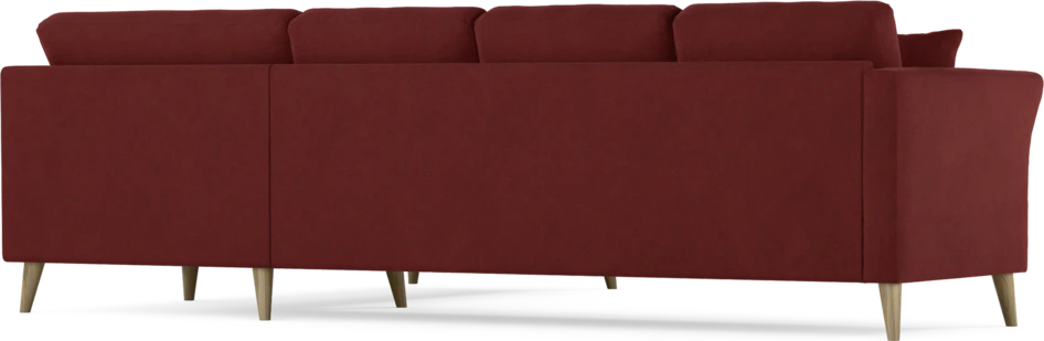 Eden - Hörnsoffa, 3+2-sits - Röd