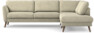 Bridge - 3-sits soffa med divan höger - Beige