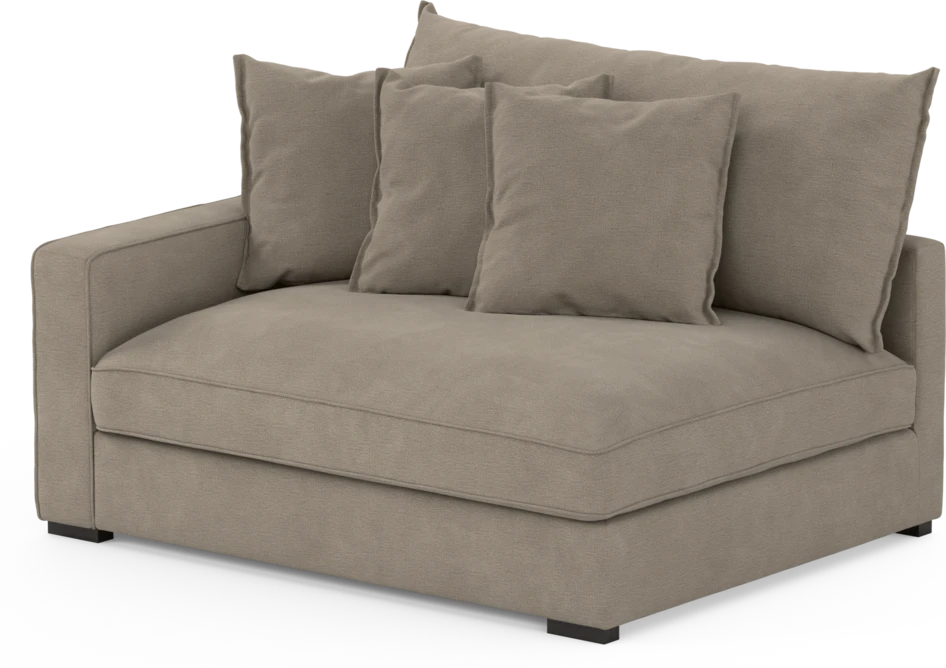 Rossi - 2-sits med armstöd vänster - Beige