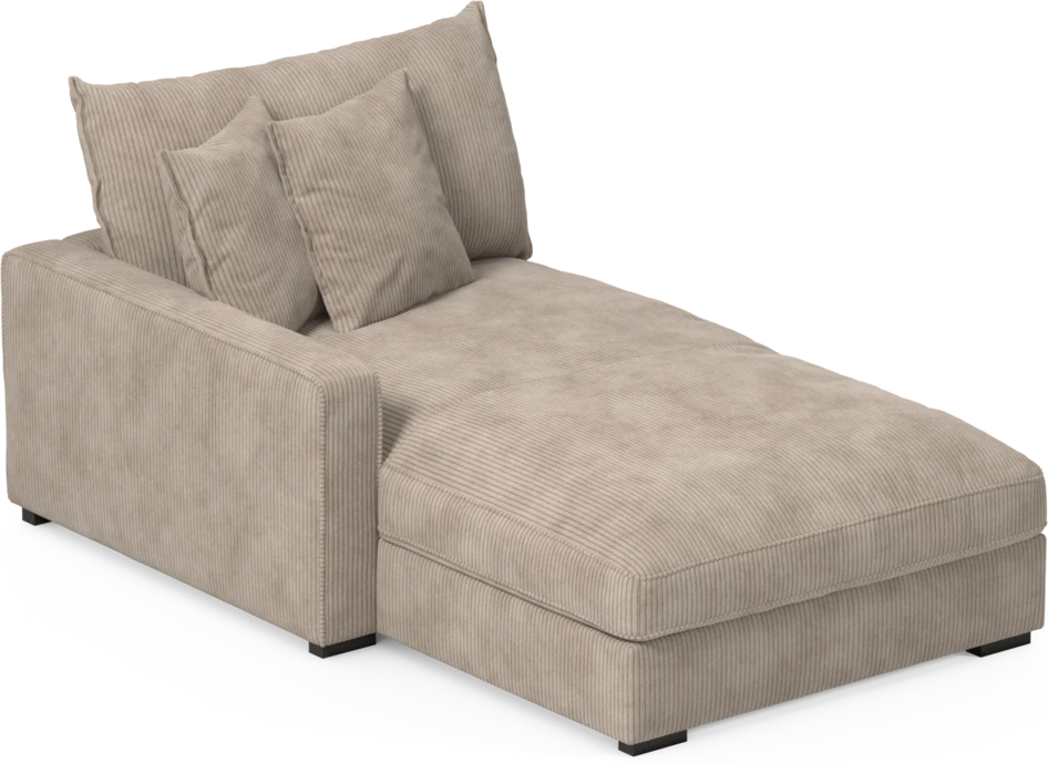 Rossi - Schäslong höger - Beige