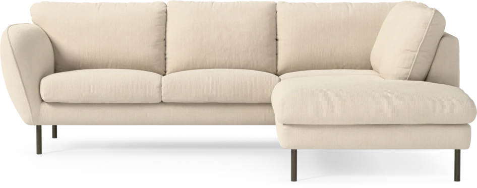 Madison - 2-sits soffa med divan höger - Beige