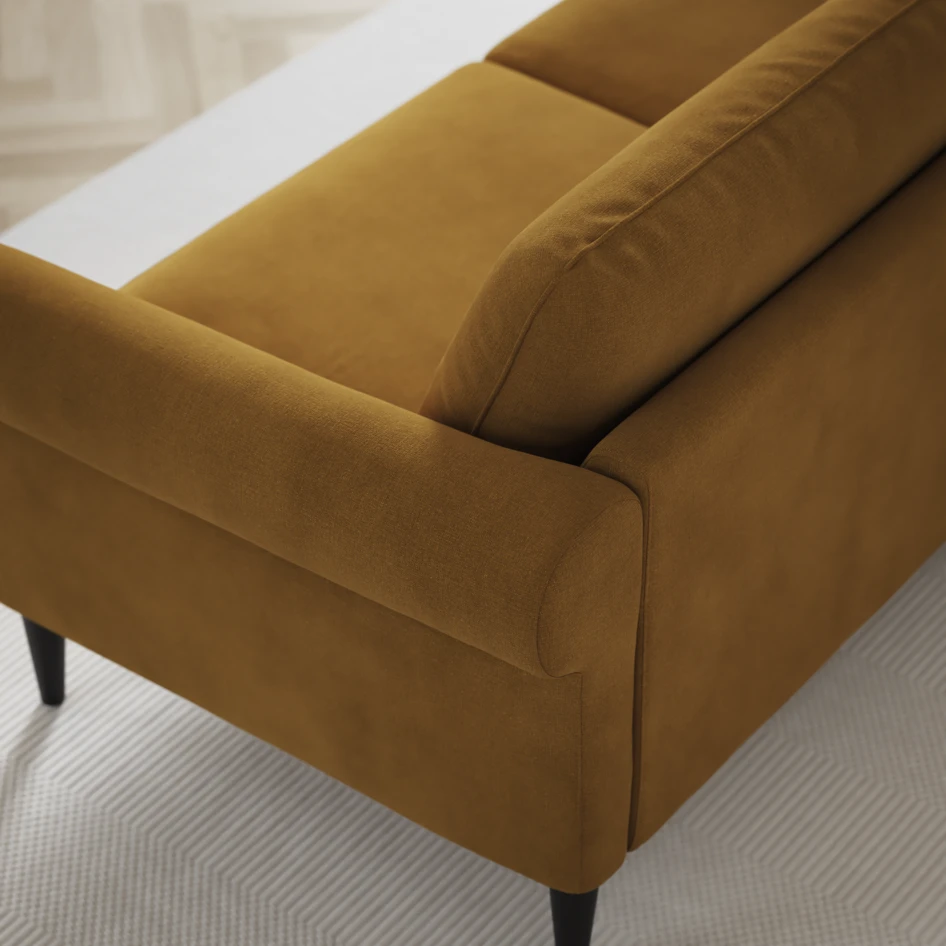 Bridge - 2-sits soffa - Gul