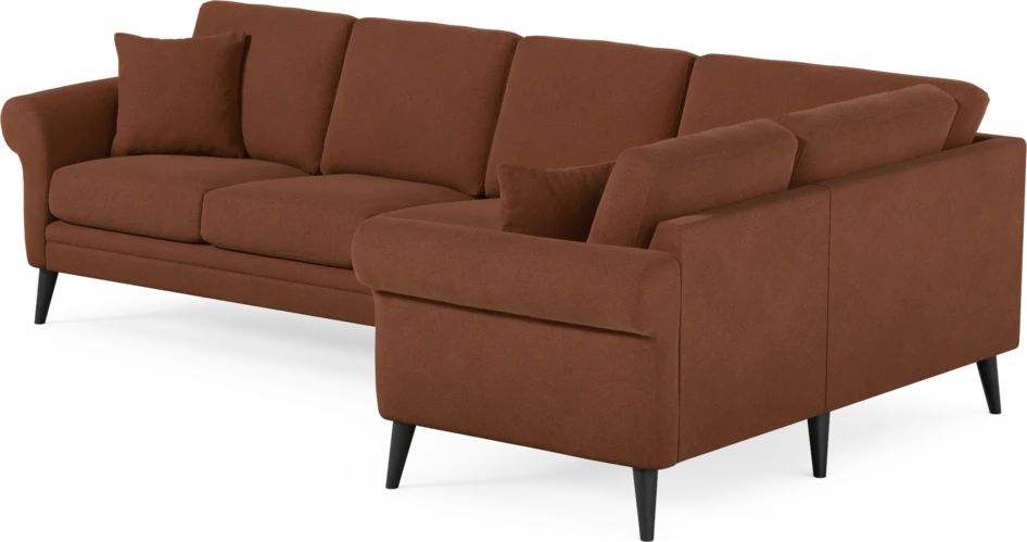 Eden - Hörnsoffa, 3+1-sits - Orange