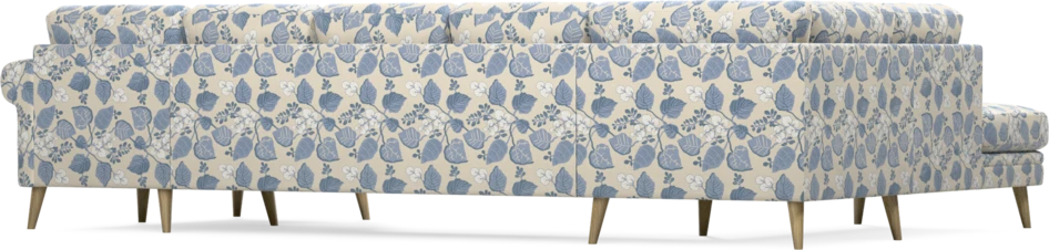 Eden - 3-sits soffa med divan vänster och schäslong höger - Flerfärgad