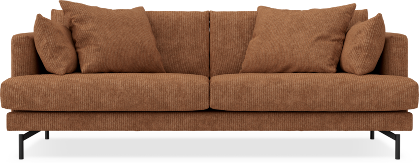 Harper - 3-sits soffa - Brun