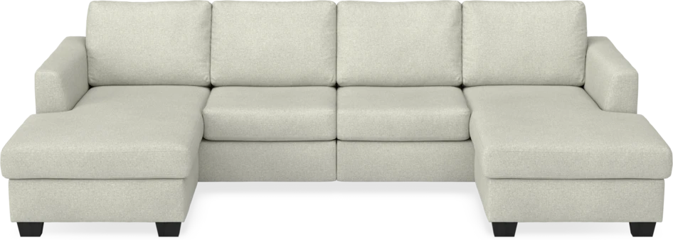 Friday - 2-sits soffa med två schäslonger - Beige