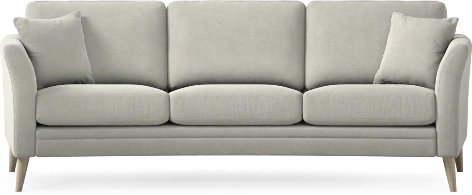 Eden - 3-sits soffa svängd - Grå