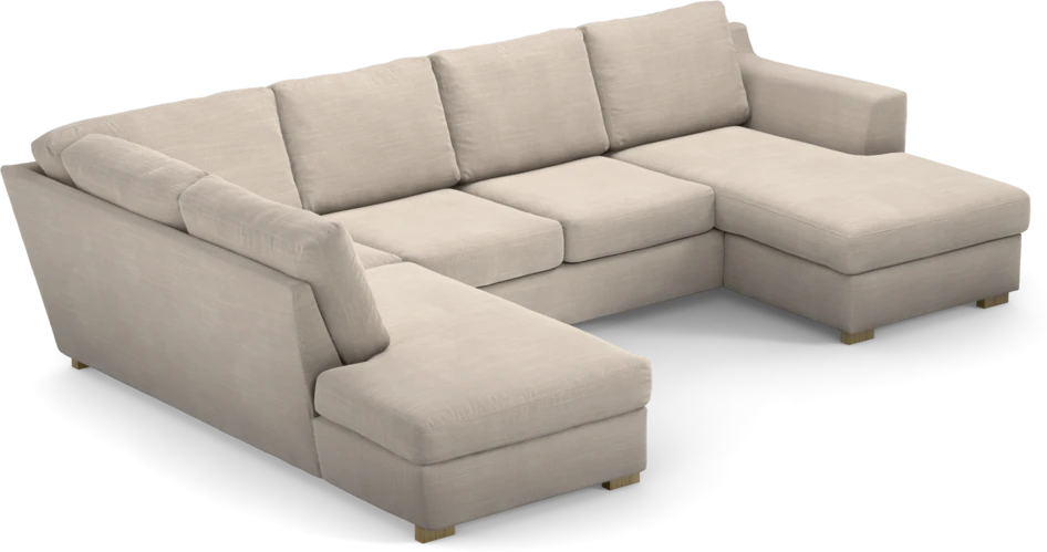 Friday - 3-sits soffa med divan vänster och schäslong höger - Beige