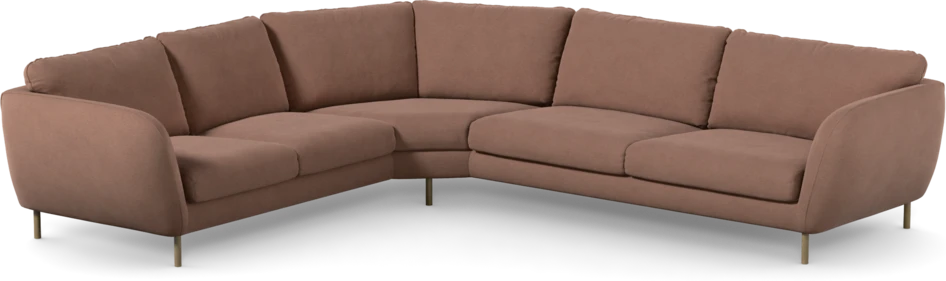 Madison Lux - Hörnsoffa 2+3-sits, hörn 2 - Rosa