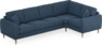 Eden - Hörnsoffa, 3+1-sits - Blå