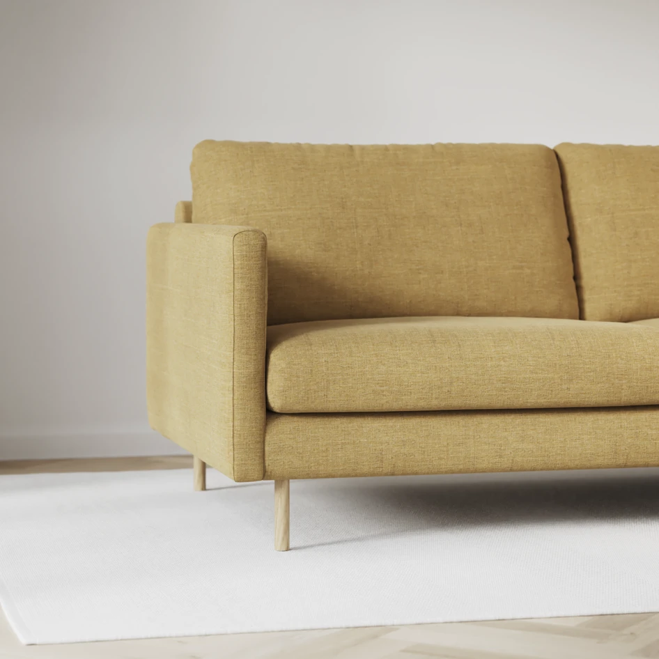 Madison Lux - Hörnsoffa 2+3-sits, hörn 2 - Gul