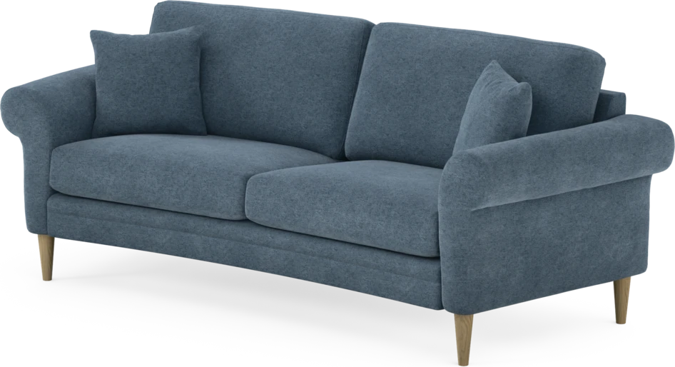 Eden - 2,5-sits soffa svängd - Blå