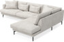 Harper - 3-sits soffa med divan höger - Grå