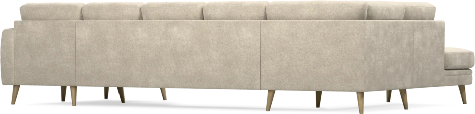 Eden - 3-sits soffa med divan vänster och schäslong höger - Beige