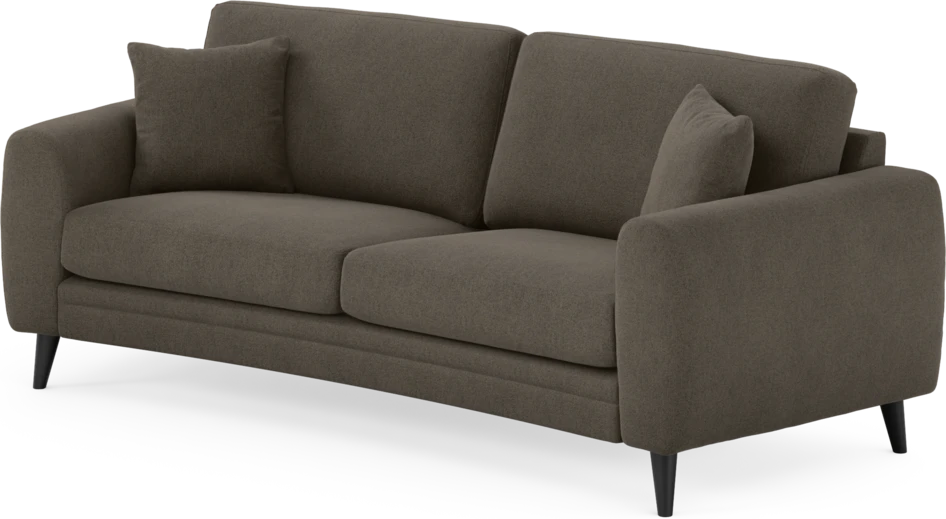 Eden - 2,5-sits soffa svängd - Brun