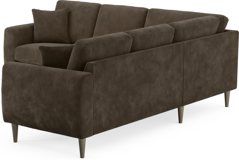 Eden - Hörnsoffa, 2+2-sits - Brun