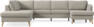 County - 3-sits soffa med divan vänster och schäslong höger - Beige
