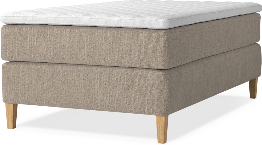 Delux Exclusive - Kontinentalsäng, enkelsäng 120 cm med bäddmadrass