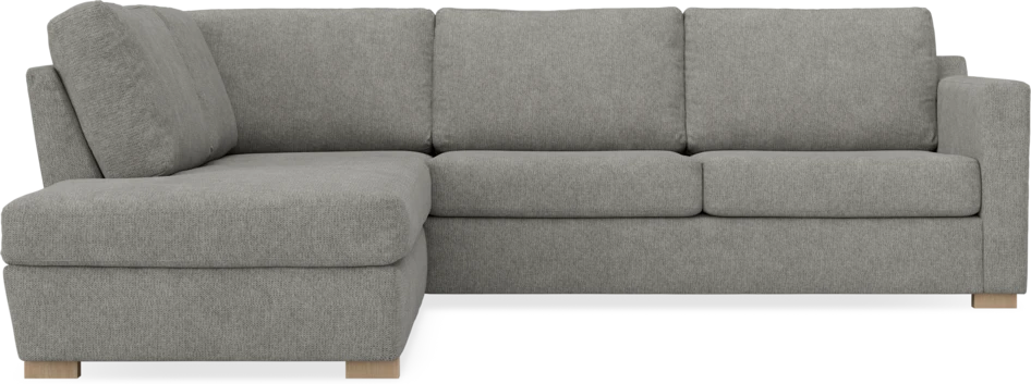 Friday - 2,5-sits soffa med divan vänster - Grå