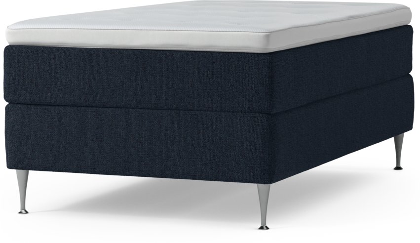 Delux Dream - Kontinentalsäng, enkelsäng 120 cm med bäddmadrass och sängben