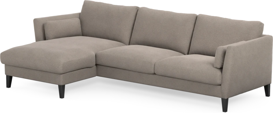 Winston - 3-sits soffa med schäslong, vändbar - Beige