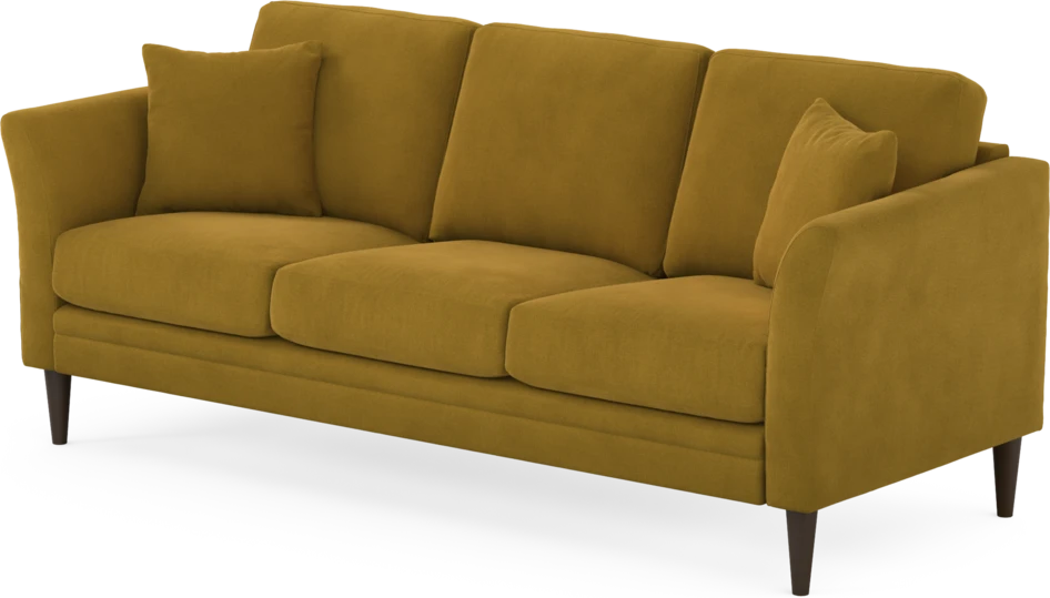 Eden - 3-sits soffa - Gul