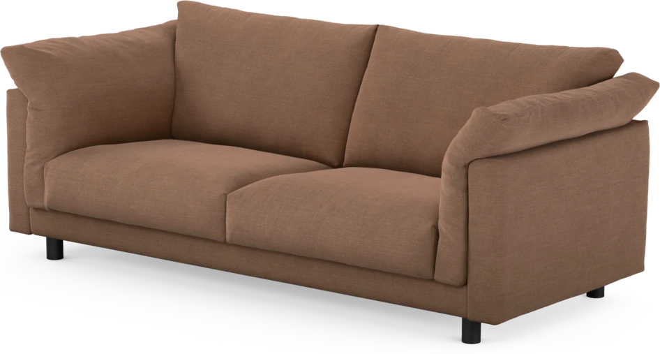 Cherrie - 2,5-sits soffa, fast klädsel - Orange