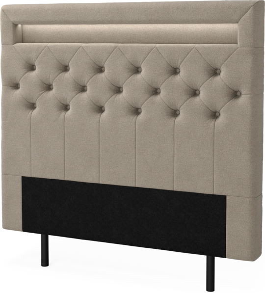 New York led - Sänggavel, 90-210 cm - Beige
