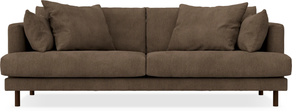 Harper - 3-sits soffa - Brun