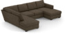 Friday - 3-sits soffa med divan vänster och schäslong höger - Brun