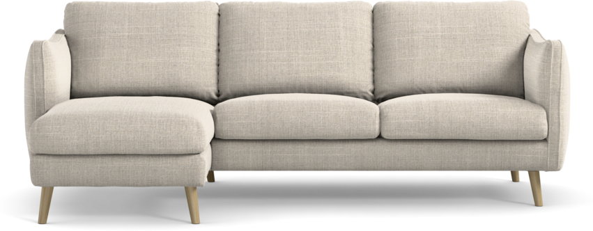 Madison Lux - 2-sits soffa med schäslong vänster - Beige