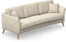 Eden - 3-sits svängd - Beige