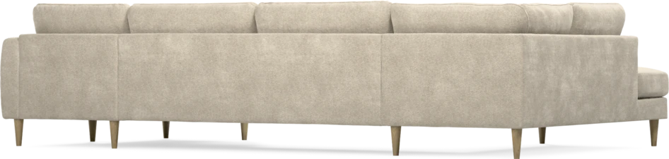 Bridge - 3-sits soffa med divan vänster och schäslong höger - Beige