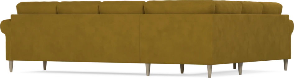 Eden - Hörnsoffa, 2+3-sits - Gul