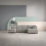Nevada - 3-sits soffa med schäslong vänster och divan höger - Beige