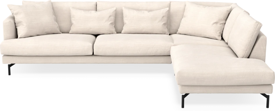 Harper - 3-sits soffa med divan höger - Beige