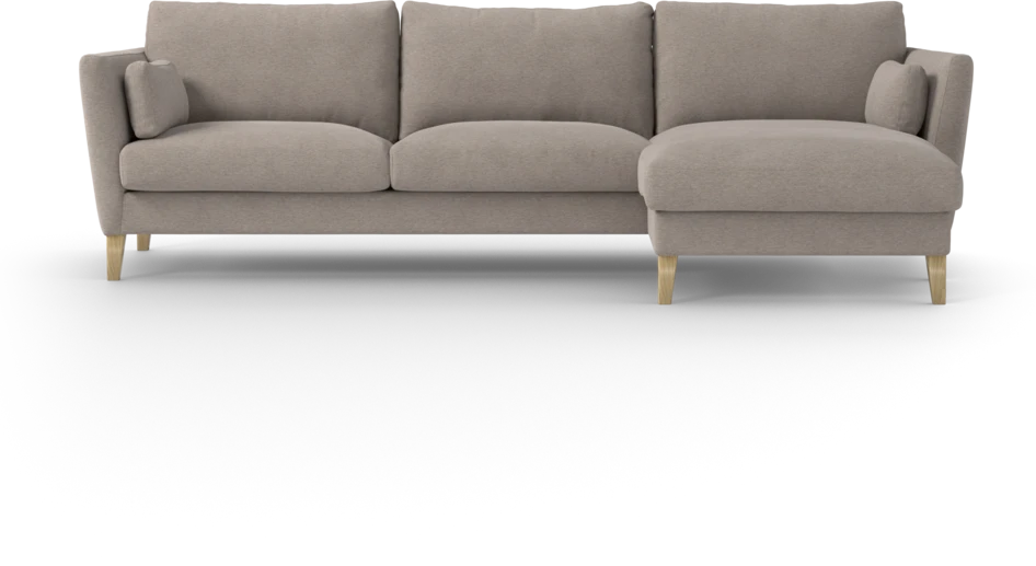 Winston - 3-sits soffa med schäslong, vändbar - Beige