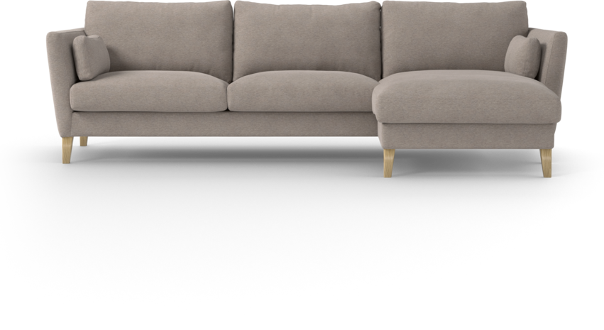 Winston - 3-sits soffa med schäslong, vändbar - Beige