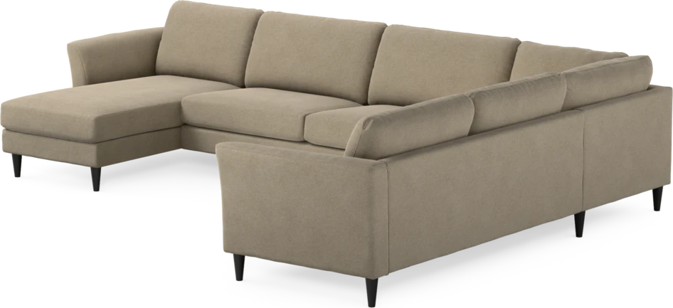Bridge - Hörnsoffa, 3+2-sits med schäslong vänster - Beige