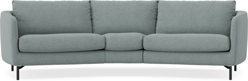 Madison - 3-sits soffa svängd, 90 cm - Turkos