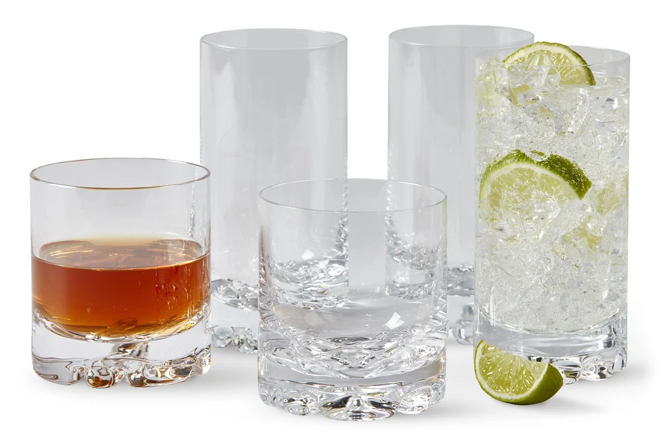 Erik - Glas, H 8,5 Ø 7,5 cm, 25 cl, 4-pack - Vit