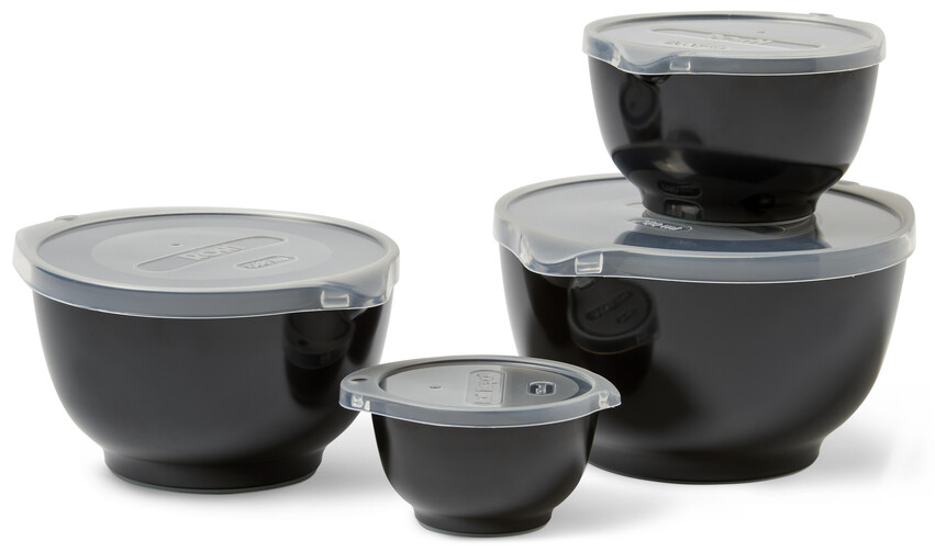 Margrethe - Skål, mini, 4-pack - Svart
