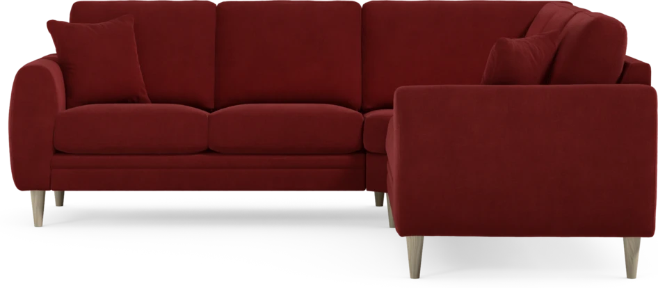 Eden - Hörnsoffa, 2+2-sits - Röd