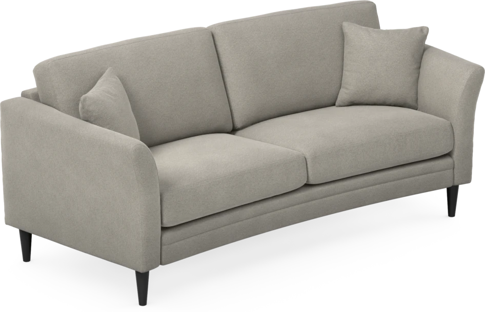 Eden - 2,5-sits soffa svängd - Grå